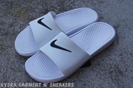 紐約站Nike BENASSI SHOWER SLIDE 防水 拖鞋 白 黑勾 勾勾 GD 819024-100