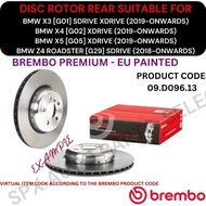 BREMBO GENUINE DISC BRAKE ROTOR (REAR) FOR BMW X3 [G01] '19YR / X4 [G02] '19YR / X5 [G05] '19YR-ON /