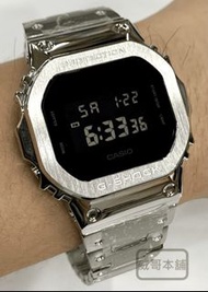 【威哥本舖】G-Shock 全新不鏽鋼改裝實品 DW-5600改裝 DW-5600BB 已改含錶（銀殼銀字款）