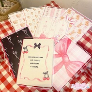 Pink Ribbon Notebook Covers, Notebook Covers, Patterned Book Covers, Ribbon Coquette, Y2K | Caturday