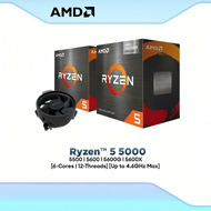 AMD Ryzen 5 5500 / 5600 / 5600G / 5600X / 5600XT AM4 Processor (6-Cores/12-Threads) | AMD Ryzen 5 50