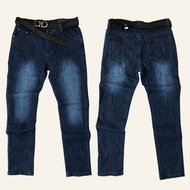 JAG Denim Cargo Pants For Men Straight Cut Maong Pants For Men Multi Pocket Stretchable Pantalon