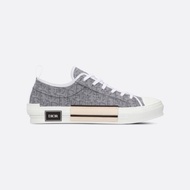 Dior Men's B23 Low-Top Sneakers - Metallic Oblique Print Canvas