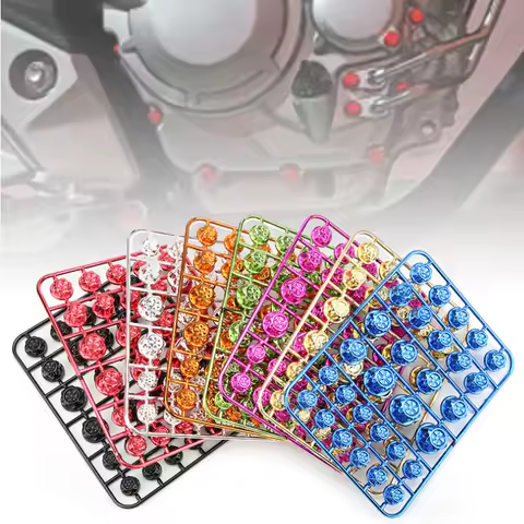 Motorcycle Decorative Screw Cap Cover Body Engine Bolt For 50cc Ktm Duke 390 Accessories Piaggio Mp3