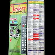 Remot Set Top Box Joker Digital 19 / 20 Receiver Multi Stb / Tv Kabel