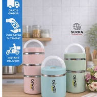 304 Stainless Steel Lunch Box Temperature Resistant Stainless Steel Lunch Box