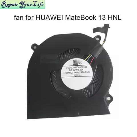 CPU Cooling Fan for HUAWEI Matebook 13 14 HNL-WFQ9 HNL-WFP9 Notebook PC Cooler Radiator B65D6HB20C9 