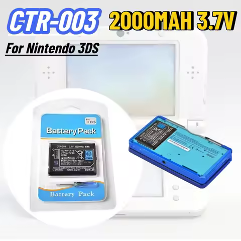 CTR-003 game console replacement battery 2000mAh rechargeable lithium-ion battery 3.7V suitable for 