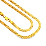 Top Cash Jewellery 916 Gold Rounded Milan Chain