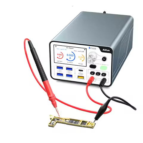 AiXun P3208 320W Smart Regulated Power Supply 32V 8A Voltage Ammeter For Phone Ip7-14 Pro/Max Fast C