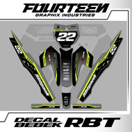 RBT Duck Decal - Modified RBT Trill Trabas 21 Duck Striping Variation Sticker