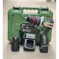 Máy Khoan Pin Kampro K-7038 bản nâng cấp màu xanh lục bảo Đầu Kẹp 10ly Autolock Động Cơ Không Chổi T