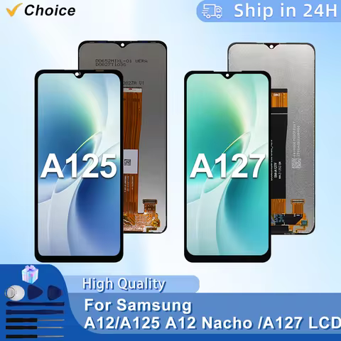 6.5" IPS For Samsung Galaxy A12 LCD A125N Display Touch Screen Digitizer Assembly For Galaxy A12 Nac
