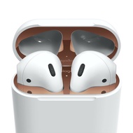 金屬保護貼片(2組)第一代airpods-玫瑰金