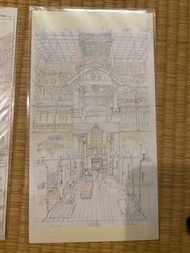 Spirited Away 千與千尋油屋postcard