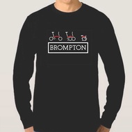 Brompton Bike Shirt Long Sleeve Jumbo S-5XL Unisex