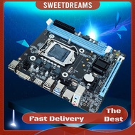 H81 Motherboard 16GB Micro-ATX LGA1150 2 DDR3 Desktops Mainboard HDMI-Compatible