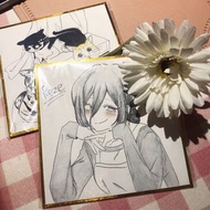 「多圖」手繪色紙 委託 可訂製其他款式 手工藝 周邊 動漫 鏈鋸人 蕾潔 Reze 初音 25時 Ado 東方Project  HimeHina 章魚P 淺野一二O