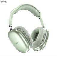 Hoco W35 Air Light Triumph Wireless Headphone with Mic BT Headset Rotatable Bluetooth 5.3 Noise Cancellation Stereo Surround Sound 45 Hours AUX Playback Gaming Headphones Earphones Comfort Scalable Green hoco. W 35 通用無線藍牙耳機降噪可旋轉可延展環迴立體聲無綫頭戴式電競耳機綠色 W-35