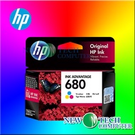 PRINTER INK HP 680 BLACK INK / TRI COLOR COLOUR INK CARTRIDGE ORIGINAL HP680 NEW TECH