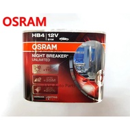 100%Original Osram Night Breaker Unlimited HB4 9006 12v Halogen Bulb HB4 12v/51w U.S.A