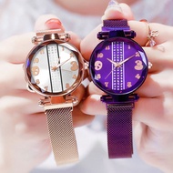 READY STOCK Men Ladies Watch Alloy Mesh Band Watch Digital Dial Student Watch