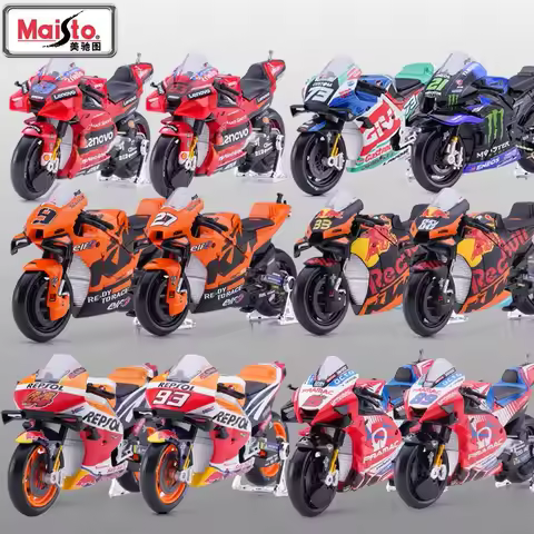 Maisto 1:18 2018 Motocycle Racing Diecast Motoycycle