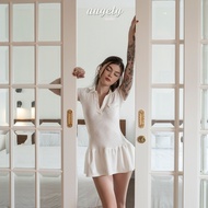 Đầm Ôm Váy Xòe Cổ Polo PONNIE DRESS AUGETY