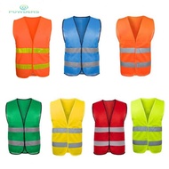 Reflective Safety Work Vest Hi Vis Vest YellowOrange High Viz Visibility
