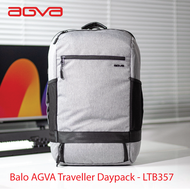 Balo du lịch ngắn ngày AGVA Traveller Daypack Ngăn laptop riêng 17 inch LTB357GREY màu xám - Bao nhi
