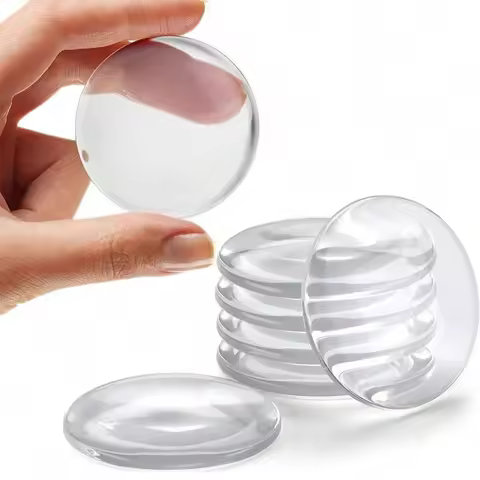 Door Knob Wall Shield Clear Soft Rubber Door Stopper Door Handle Bumper Mute Stickers Wall Protector