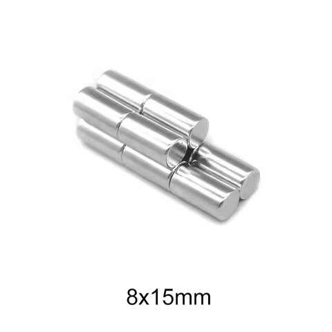 8*15 mm Round Magnet 8x15mm For Home Refrigerators, Offices DIY 8x15 mm