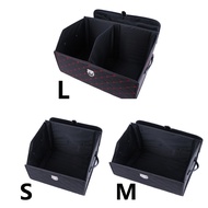 Collapsible Car Trunk Storage Box High Capacity Organizer In The Car PU Leather Trunk Tool Box Auto Accessories Storage Bag