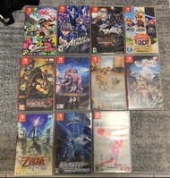 Switch games 平放 11隻 （價錢如下）