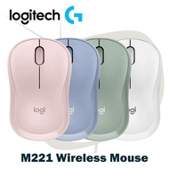 Logitech M221 無線靜音滑鼠 (粉紅/藍/白)