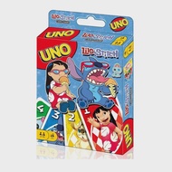 New Mattel Games UNO Stitch Card Game for Family Night Featuring Tv Show Themed Graphics and a Speci