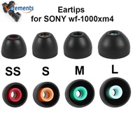 1 Pair Comfortable Noise-cancelling Silicone Ear Pads/ Convenient Replaceable Headphone Avoid Dropping Earplug/ Headset Protective Eartip for Sony