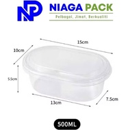 TIRAMISU CONTAINER/OVAL CONTAINER - 280ML/500ML/700ML