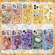 Cartoon Pokemon Pikachu Gengar Eevee Casing For Realme C51 C53 C63 C65 C67 C11 8 9 6 Pro Plus Cover 