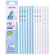 pensel warna colour pencil pensil warna Deli 58141 Kindergarten Writing Cute Colorful Rod Triangle P