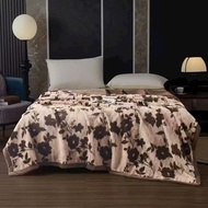Soft and Smooth 5D Floral Printed Rabbit Fur Blanket, New 2025 Model, Weight 2mx2m3