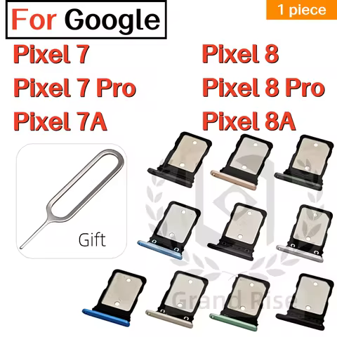 New SIM Card Tray for Google Pixel7 Pixel7A Pixel7Pro Pixel8A Pixel8 Pro Mobile Phone Replacement Pa