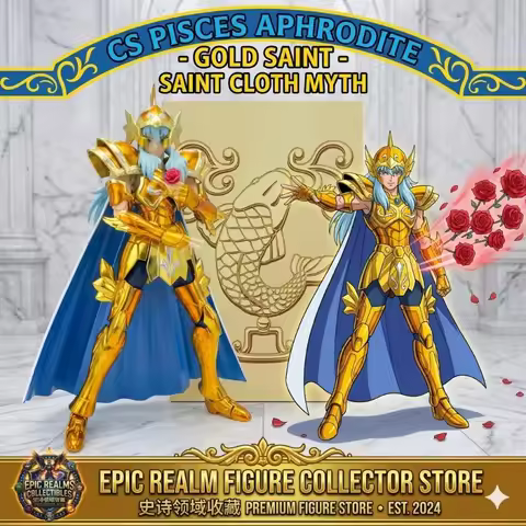 9-Hour ShippingCS Model Metal Cloth Pisces Aphrodite & Object Frame - Gold Saint Cloth Myth Articula