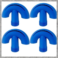 (E M K O) Swimming Pool Accessories 4pcs 3/4 Inch Fountain Nozzle Waterfall for Overground/Undergrou