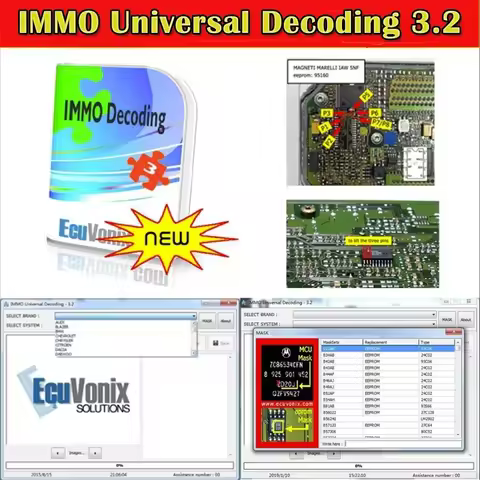 NEW IMMO Pin Code Calculator V1.3.9 +IMMO SERVICE TOOL V1.2 PIN Code+IMMO Universal Decoding 3.2 wit
