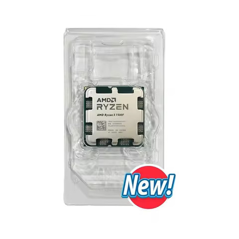 AMD Ryzen 5 7500F R5 7500F 3.7GHz 6-Core 12-Thread CPU 5NM L3=32M 100-000001015 Socket AM5 Tray New 