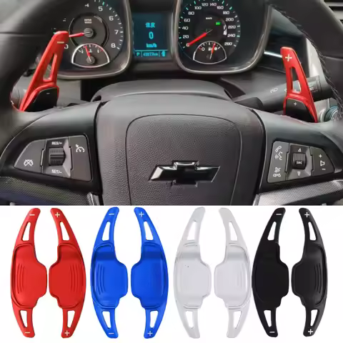 Paddle Shift For Chevrolet Camaro Z28 TF4 ZL1 1LE RS SS COPO Convertible Car Steering Wheel Shifter 