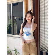 Nekko - LUNA tank top | Aesthetic tank top | Summer tank top | Flowers tank top