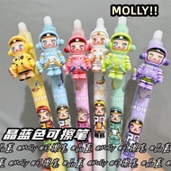 New Product #[ 8365 People Praise] Astronaut Gel Pen 0.5 Crystal Blue Press Erasable High-Value Rewa