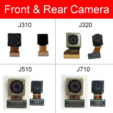 Front & Rear Camera For Samsung Galaxy J3 J5 J7 2016 J310 J320 J510 J710 Main Back Camera Module Sma